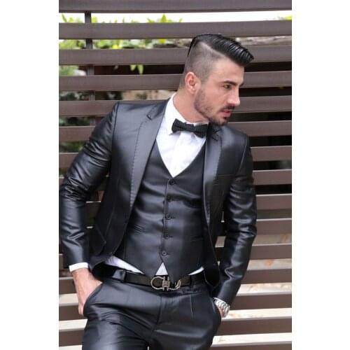 Tuxedos Men Suits Wedding Suit For Man Custom Slim Fit Groom Prom Tailor Made Costumes Best Man Hombre 3 Pieces