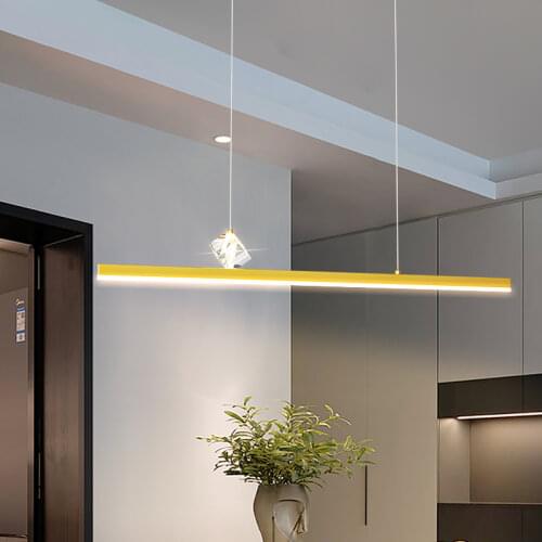 Modern Gold LED Lamp Indoor Home Decoration Minimalist Pendant Lights Simple Living Room Dining Room Bedroom Bar Lustre Lighting