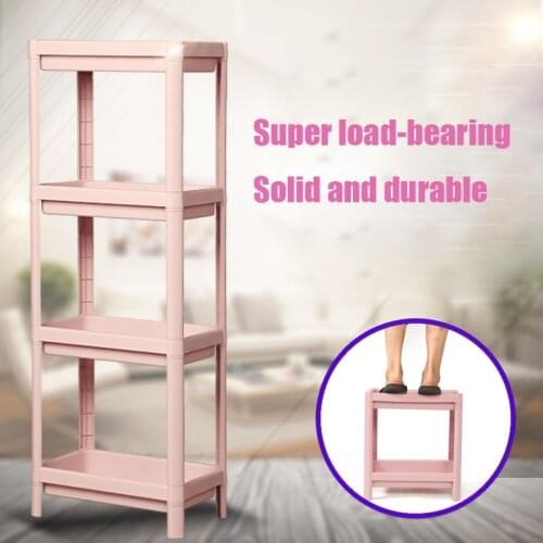 Bathroom Storage Rack 3/4 Layers Kitchen Narrow Cabinet Living Room Gap Shelf Home Furniture Shelf