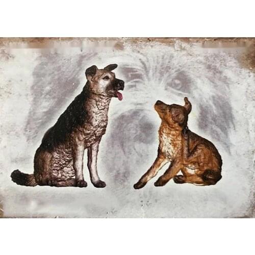 1:35 die-cast resin small animal scene layout model assembly kit name B100