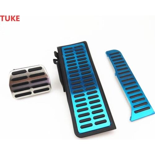 RWSYPL 1 Set Stainless Automatic Gearbox Car Accelerator Pedal Brake Pedal For Golf 5 MK6 EOS Rabbit Seat Leon 1K0 723 131