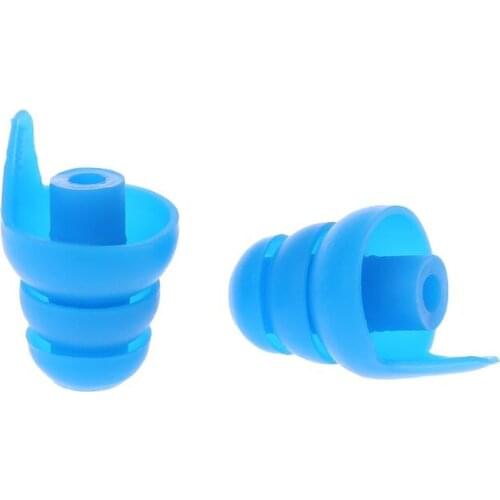 1 Pair Silicone Earplugs Noise Cancelling Ear Plugs Hearing Protection 5 colors