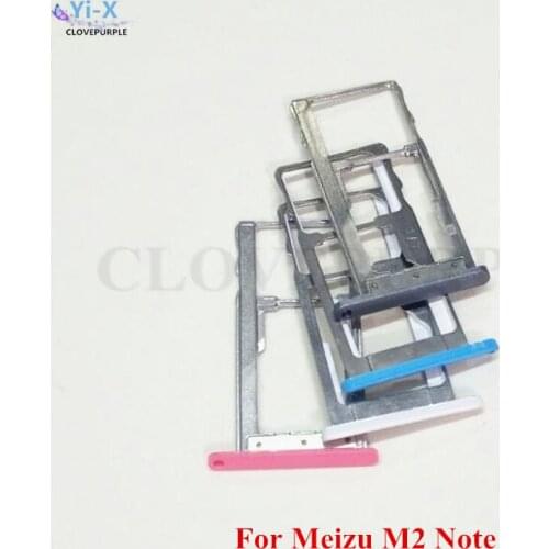 1PCS Nano SIM Card Slot Tray Holder Adapter for Meizu M2 Note Cellphone Replacement Parts