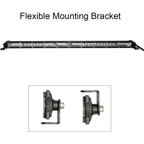 1 Piece Slim 20 inch Car LED Light Bar 52-LED 156W 12V for Off-road Pick-up Trucks SUV 4X4 4WD Mining Train Boat Farm Vehicles
