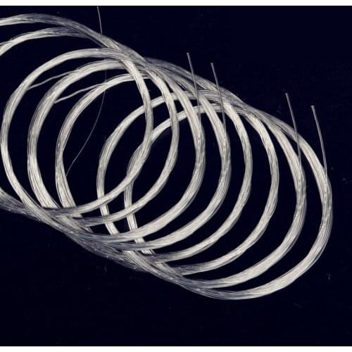 Fly Fishing Tackle 10Pcs 9FT/2.74M Tapered Fly Tippet Line 0X/1X/2X/3X/4X/5X/6X Nylon Tapered Leader Wire For Trout Fishing