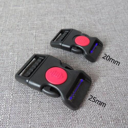 100pcs/pack wholesale 20mm 25mm Plastic buckle strap belt buckle for bag dog collar knapsack garment sewing handmade accessory