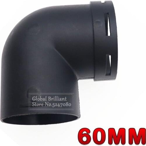 60mm Car Warm L Air Vent Ducting Pipe Elbow Outlet Connector joiner For Webasto Eberspaecher Diesel Parking Heater Accessory