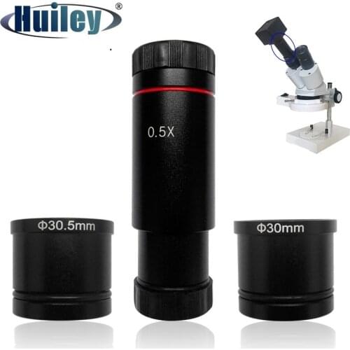 C-mount Adapter Lens C Mount Lens for USB Industrial Camera Digital Eyepiece Connected Microscope Reduction Relay Lens 0.3X 0.4X