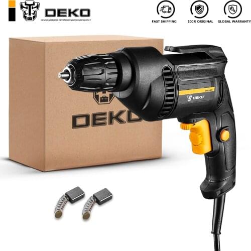 DEKO DKED10Z1 220V Impact Drill 2 Functions Electric Rotary Hammer Drill Screwdriver Power Tools Electric Tools