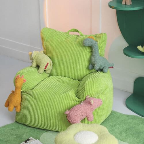 Zq The Big Kids Sofa Seat Baby Sofa Cute Mini Single Three-Color Soft Lazy Sofa