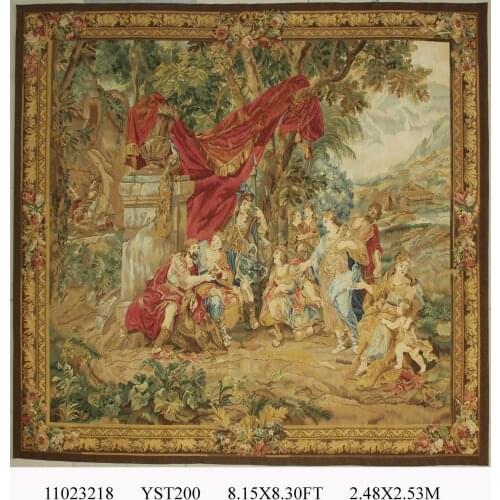 Long Tapestry Mountain Brown Fashionable Circular Household Decoration Mat Multi Color Handbag