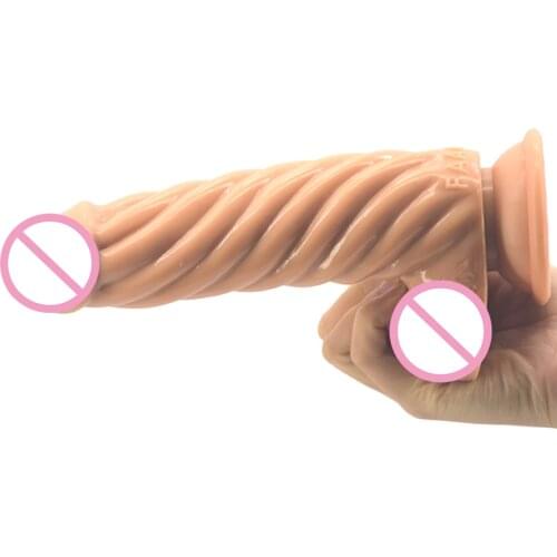 NNSX Dildos For Woman Gay Twisted Thread Fake Penis Silicone Big Dicks Adult Sex Toys Female Vagina Stimulation Anal Plug Bu
