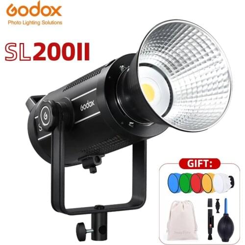 Godox SL200W II SL200II LED Video Light Bowens-mount Daylight Balanced 5600K 2.4G Wireless X for tiktok live youtube Interview