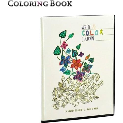 MANDALA Coloring Book Ruled Journal Flexy Customize Cover Lined Notebook Cuadernos de Mandalas Cahier