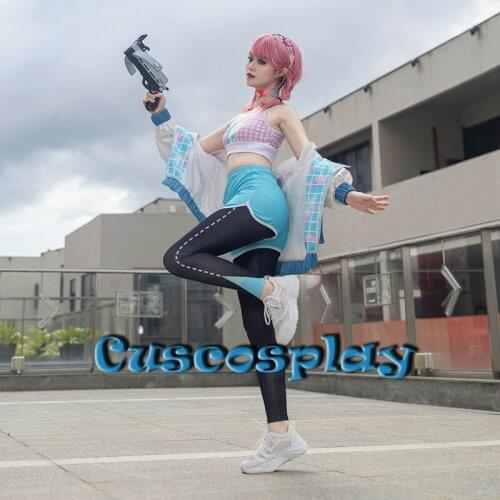 Game Arknights Blue Poison Cosplay Costume Shoal Rhythm Skin Women Girls Uniform Halloween Christmas Fancy Suits Daily Outfit