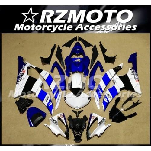 Injection Mold New ABS Whole Fairings kit Fit for YAMAHA YZF-R6 2008 2009 2010 2011 2012 2013 2014 2015 2016 Custom blue white