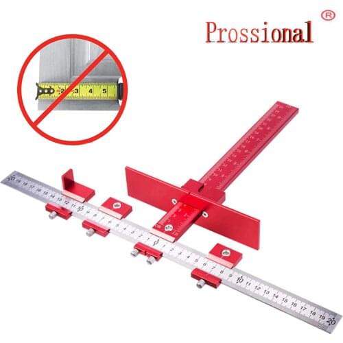 Furniture Adjustable Drilling Dowelling Hole Saw Locator Woodworking Joinery Hand Tool Multi-function Drill Punch Locator