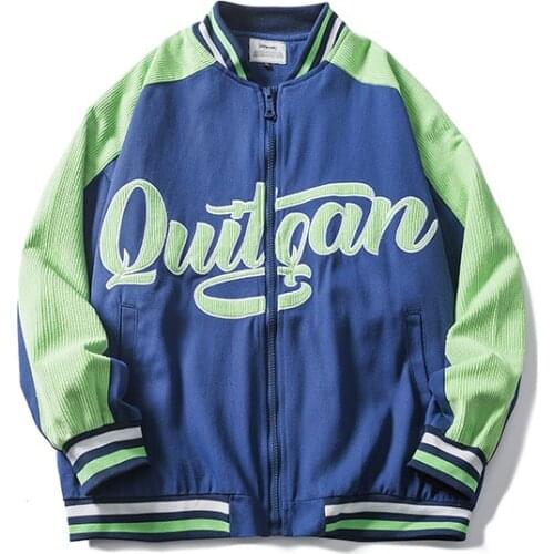 2021 NEW Embroidered Baseball Jacket Womens coat mens couple bomber Unisex casual top university hip hop street style