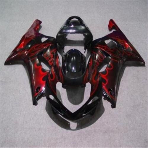 Red Black Injection ABS Plastic Motorcycle Full Fairings for Suzuki GSXR1000 2000 2001 2002 GSXR-1000 00 02 Body Kits Cowlings
