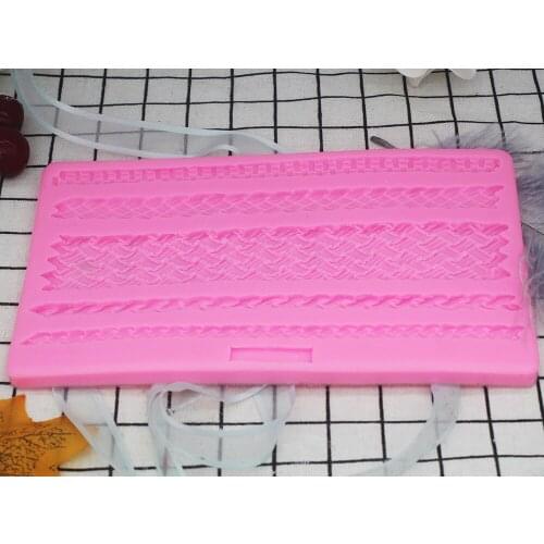 P1051 Liquid Silicone Lace Lace Molded Sugar Cake Baking Mould Lace Side Molding