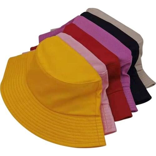 Men Women Various Colors Bucket Hats Hip Hop Fisherman Fashion Hats Cotton Outdoor Summer Casual Swag Bob Visor Bucket Caps