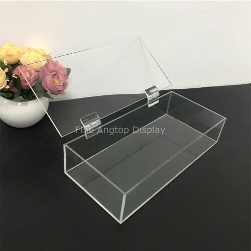 Clear Acrylic Jewelry Cosmetic Storage Display Box Necklace Bracelets Gift Boxes