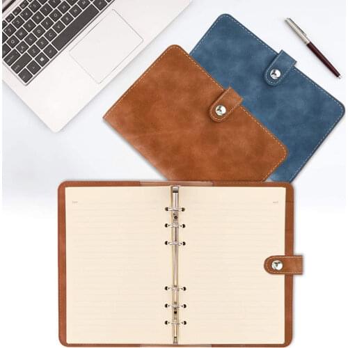 A6 Convenient And Practical 6-hole Loose Leaf Notebook Planners Binder Diary Diary Ring Binder Kawaii School Supplies