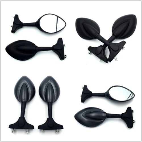 Aftermarket free shipping motorcycle parts Side Black Mirror For Honda Cbr600 F4 F4I Yamaha Fzr Yzf R1 R6 R6S Fjr Xjr Fz6R
