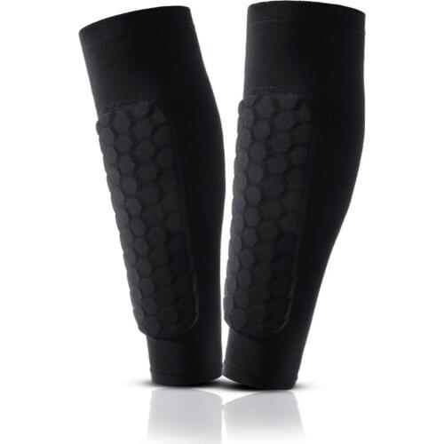 2PCS Outdoor Sports Football Basketball Soccer Running Leg Shield Sleeves Shin Guards Shin Pads Calf Compression Sleeve