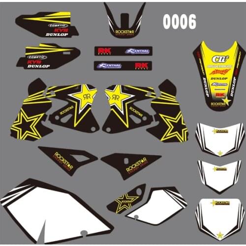 3M 0006 Motorcycle Team Graphic & Backgrounds Decal Stiker Kits for SUZUKI DRZ400 2000 2001 2002-2012
