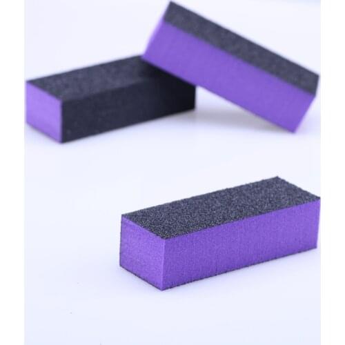 5Pcs Nail Buffer/ Files And Buffers, Professional Nail Manicure Tool BUFFER ACRYLIC SANDING BLOCK FILES PURPLE 100/180 Grit