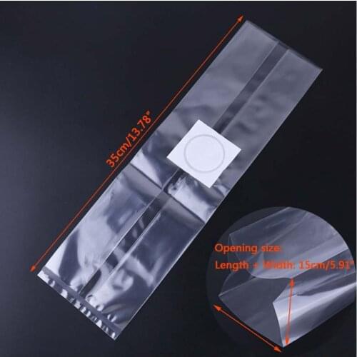 50pcs 6 Sizes Mushroom Growth Bags High Temperature Plastic Planting Bag Agriculture Gardening Supplies