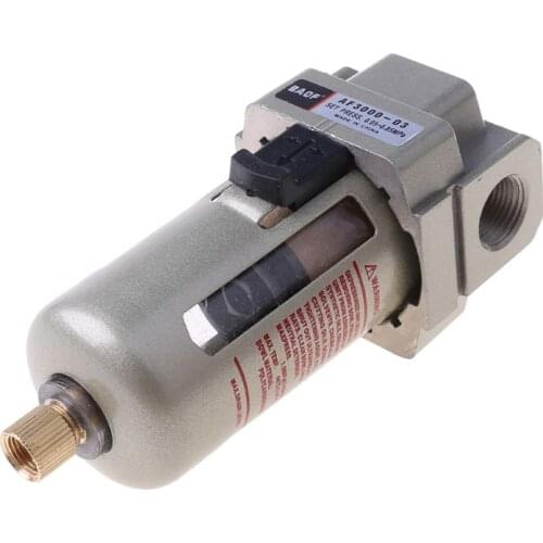 AF3000-03 Air Filter 3/8\" Air Compressor Inline Drain Filter Moisture Separator