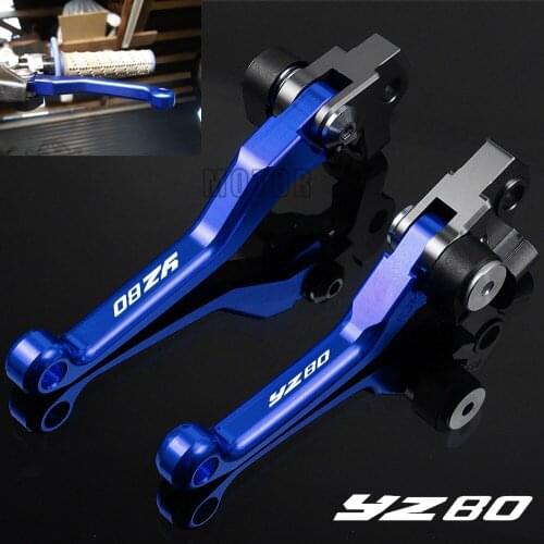For Yamaha YZ80 YZ 80 1986-1996 2001-2019 CNC Aluminum Motorcycle Dirtbike Dirt Pit Bike Motocross Pivot Brake Clutch Levers