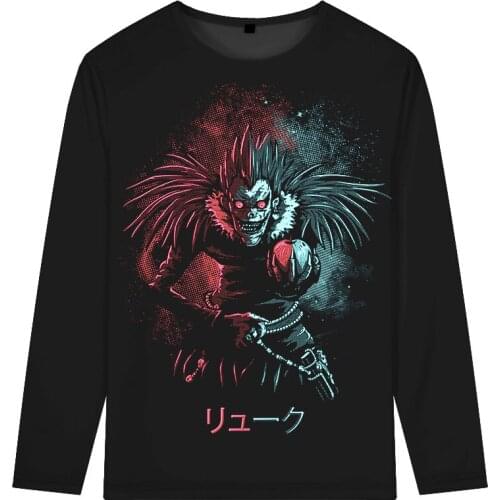 Anime Death Note Yagami Light cosplay Death Long sleeveTops Sweater Uniform Outfit Anime Cosplay Costumes Loose sweater suits