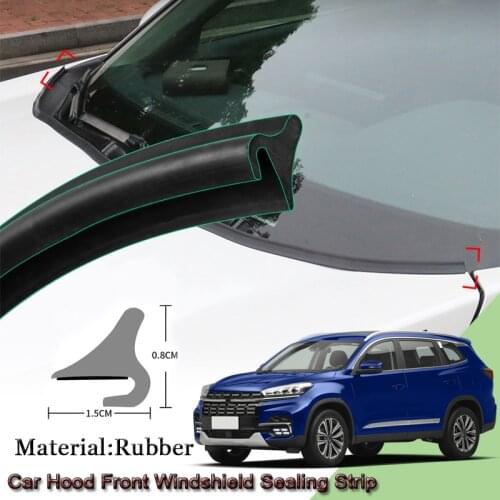 DIY Car Seal Strip Windshied Spoiler Filler Protect Edge Weatherstrip Strips Sticker Car Accessories For Chery Tiggo 8 2018-2020