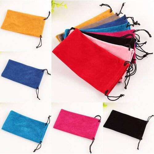 Soft Cloth Glasses Bag Drawstring Pouch Myopia Glasses Case Eyeglasses Pocket Spectacles Bags Eyewear Cases Accessories