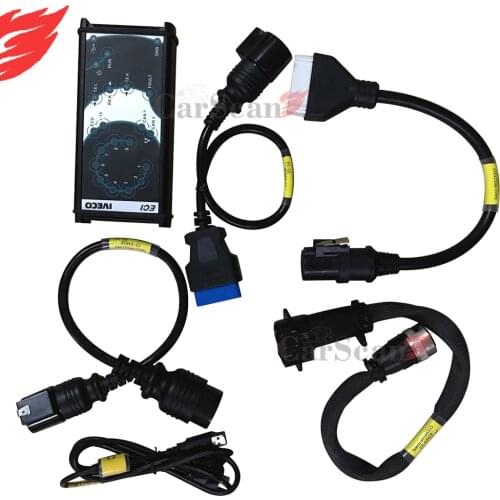 Truck Diagnosis Scanner For Iveco Eltrac ECI diagnostic interface with iveco 99331043 part USB cable for PC