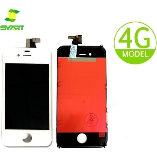 SYART LCDs For iPhone 4s 4 4G 4Gs LCD Display Touch Screen Digitizer Assembly Replacement Parts 100% Tested + Free Repair Tools
