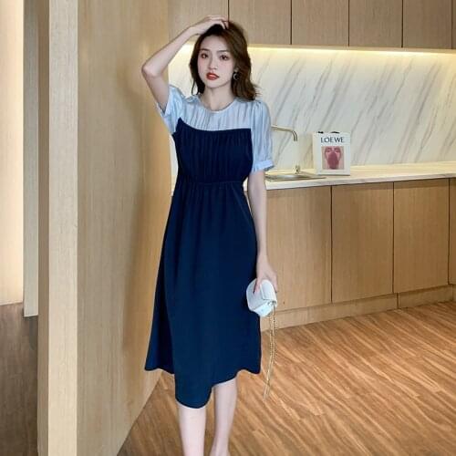 Голубые летние платья GUUZYUVIZ China At AliExpress