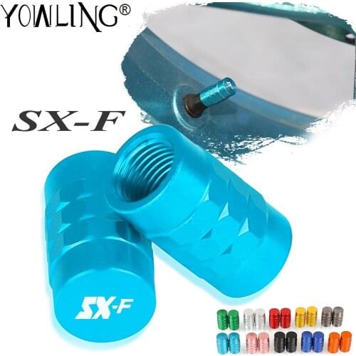For 250SXF 350SXF 450SXF 505SXF 250 350 450 505 SXF Motorcycle Accessories CNC Wheel Tire Valve Caps Tyre Rim Stem Airdust Cover