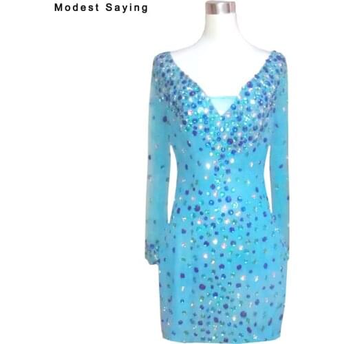 Женские платья с v-образным вырезом Modest Saying China At AliExpress