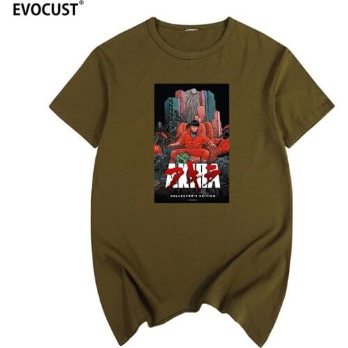 Fashion 2018 Summer AKIRA MANGA Summer print T-shirt Cotton Men T shirt New women TEE