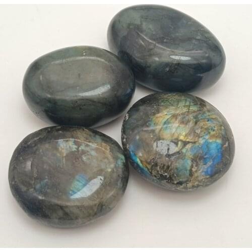 Natural Crystal Moonstone Raw Gemstone Polished Quartz Labradorite Handicraft Fish Tank Decorating Stone Healing Stone Ornament