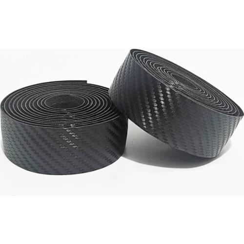 Carbon Fiber Pattern Bicycle Handlebar Strap Cycling Claw Horn Handle Strap Sweat-absorbent Anti-slip Road Bike Handlebar Wrap