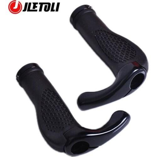 JLETOLI Mountain Bike Handlebar Grips Non-slip Wear Resistant Rubber Road Bike Cycling Grips Handles for Bicycles Accessories