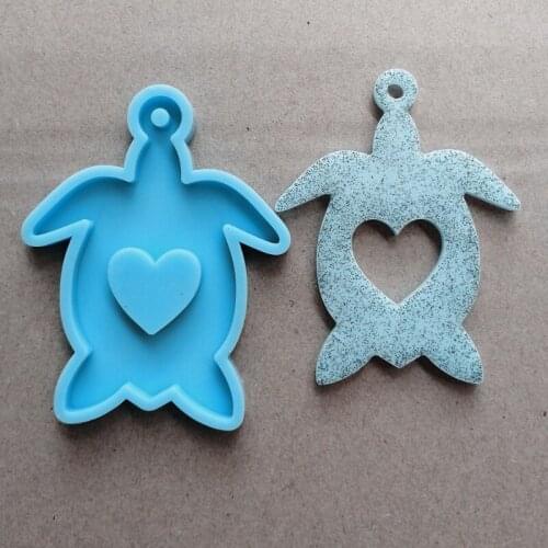 DIY Valentines Day OX Heart Coffin Snowman Keychain Pendant Mold Jewelry Tools A0NF