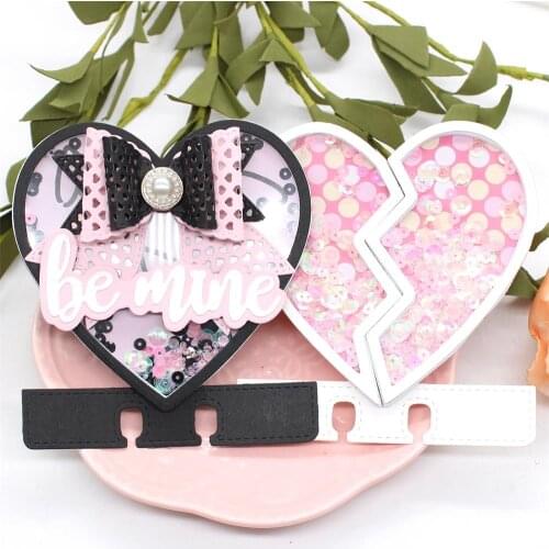 Heart Shaker Memorydex Metal Cutting Dies Stencils for DIY Scrapbooking Decorative Embossing DIY Paper Cards