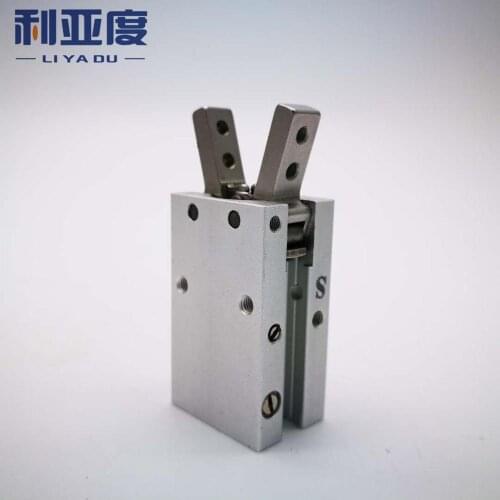 SMC type MHC2-25D MHC2-25S MHC2-25C standard type pivot opening and closing type gas claw / pneumatic finger gripper bore 25mm