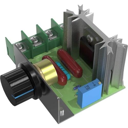 AC 220V 2000W SCR Voltage Regulator Dimming Dimmers Motor Speed Controller Thermostat Electronic Voltage Regulator Module